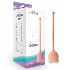 Вагинальный шарик Omicron бежевый 12,5 см