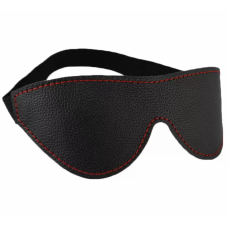 Маска Sitabella с красной строчкой чёрная кожа Маска Sitabella с красной строчкой чёрная кожа