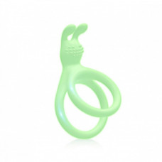 Кольцо эрекционное с зайчиком EroHot Glow светящееся в темноте Кольцо эрекционное с зайчиком EroHot Glow светящееся в темноте