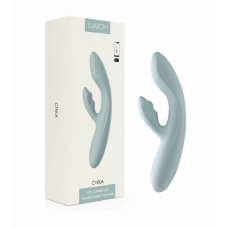 Вибростимулятор-кролик Chika с функцией нагрева 18,8 см Вибростимулятор-кролик Chika с функцией нагрева 18,8 см