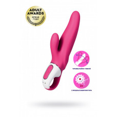 Вибратор Satisfyer Vibes Mr. Rabbit силикон красный 22,1 см